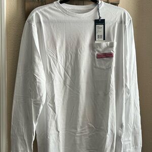 Vineyard Vines Classic White Long Sleeve Tee